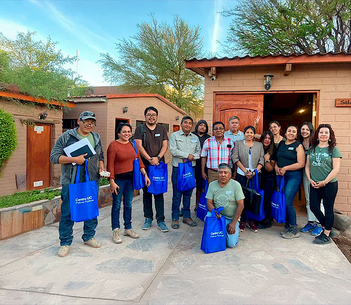 Participantes Mesa Multisector San Pedro de Atacama