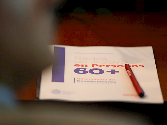 Reporte sobre las redes de apoyo en personas de 60+.