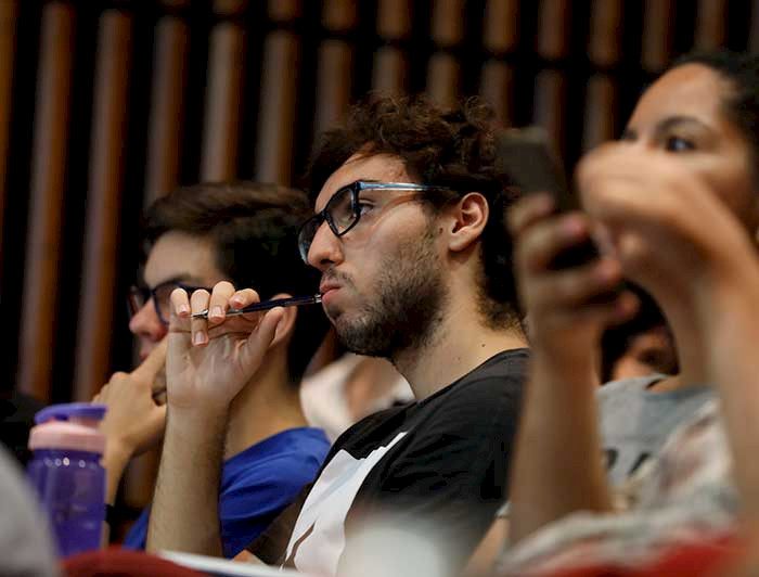 Alumnos durante el curso de liderazgo en la gestión pública