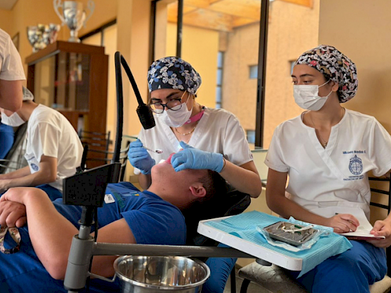 Estudiantes de odontología