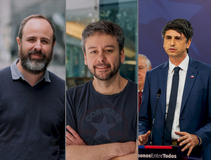 Imagen de académicos y ministro Couve