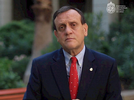 Imagen del rector Ignacio Sánchez