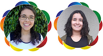 se ve foto de las dos ganadoras