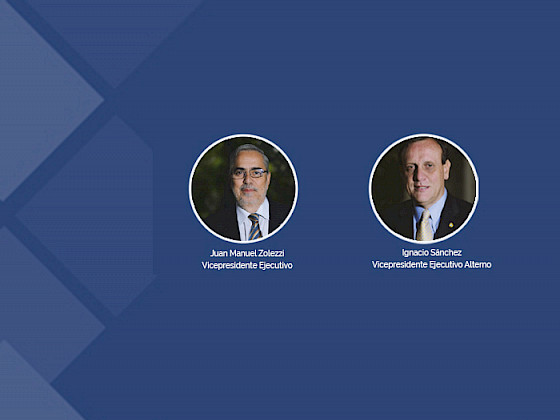 Fotos Juan Manuel Zolezzi y rector UC Ignacio Sánchez.