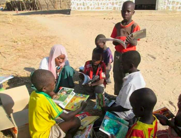 imagen correspondiente a la noticia: "Equipo de Educación colabora con proyecto de fomento lector en Chad"