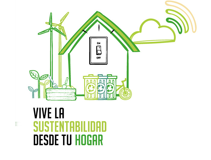 Afiche Vive la sustentabilidad desde tu hogar