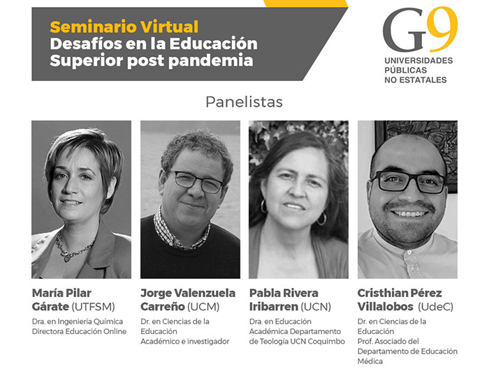 imagen correspondiente a la noticia: "Universidad de Concepción y Red G9 organizan debate sobre desafíos de la educación pospandemia"