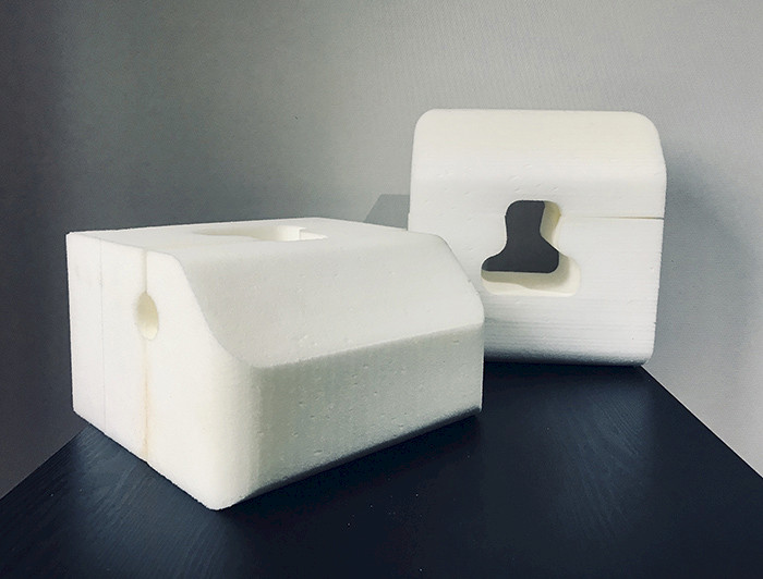 imagen correspondiente a la noticia: "Académicos y estudiantes UC diseñan soporte facial para pacientes covid en posición "prono""