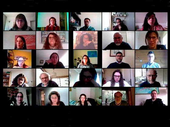 Uno de los momentos de la UC Dialoga modo virtual de este 2020