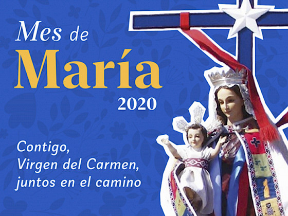 Imagen del Mes de María de la Pastoral UC