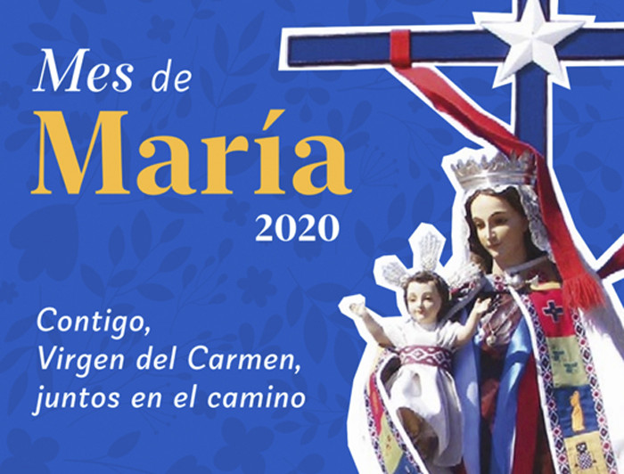 Imagen del Mes de María de la Pastoral UC