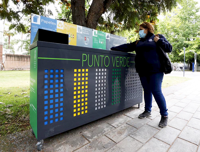 Nuevos puntos reciclajes en campus San Joaquín