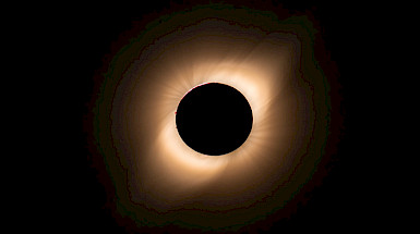 an eclipse of the sun is shown in this image