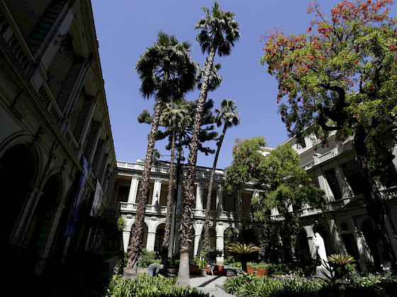 Casa Central UC- Patio de la Virgen