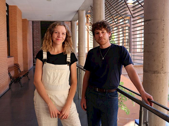 Marcela Santibáñez y Christopher Murray