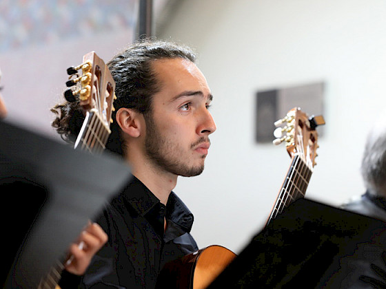 Conjunto de música. Foto Dirección de Comunicaciones