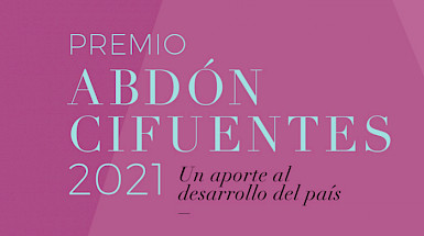 Foto afiche Premio Abdón Cifuentes 2021