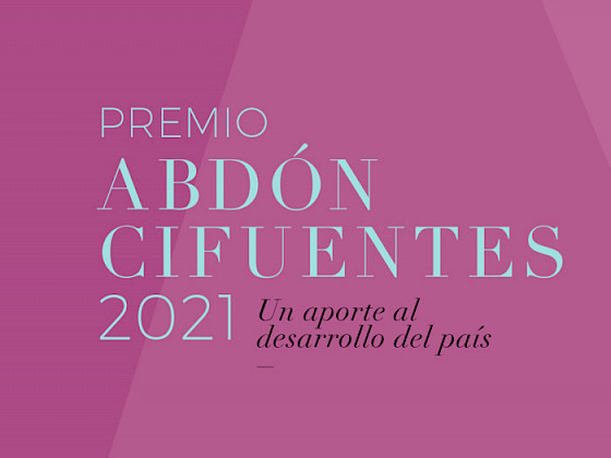 Foto afiche Premio Abdón Cifuentes 2021