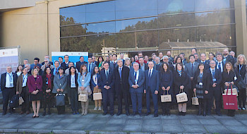 Foto grupal de los académicos e investigadores que participaron en esta actividad, en la Universidad de Concepción.