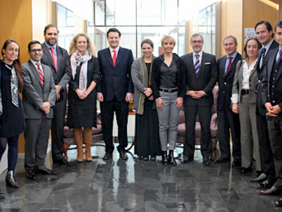 Participantes del lanzamiento del programa de Mentoría Derecho UC.
