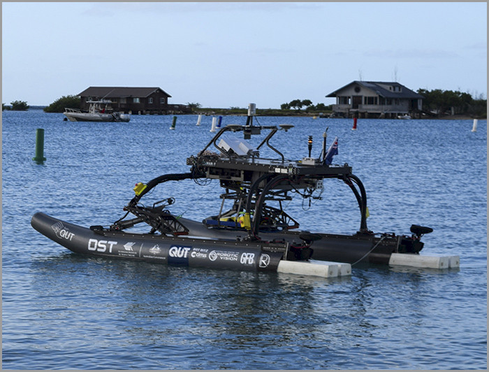 imagen correspondiente a la noticia: "Convertirán un catamarán en robot para competir en "Fórmula 1" de navegación"
