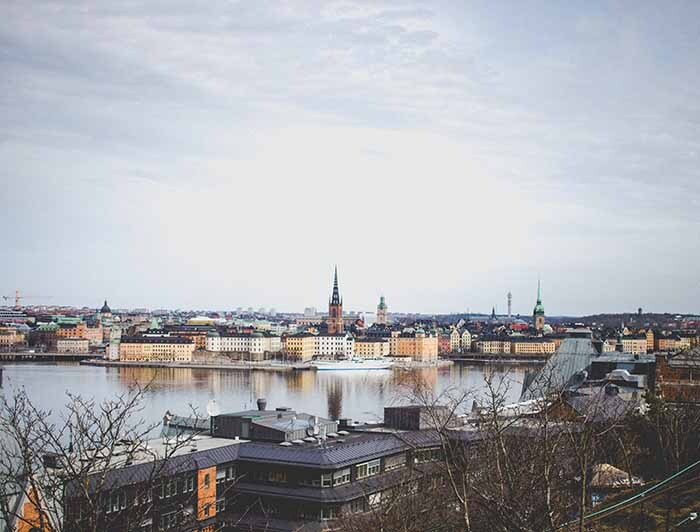 View of a Sweden city 