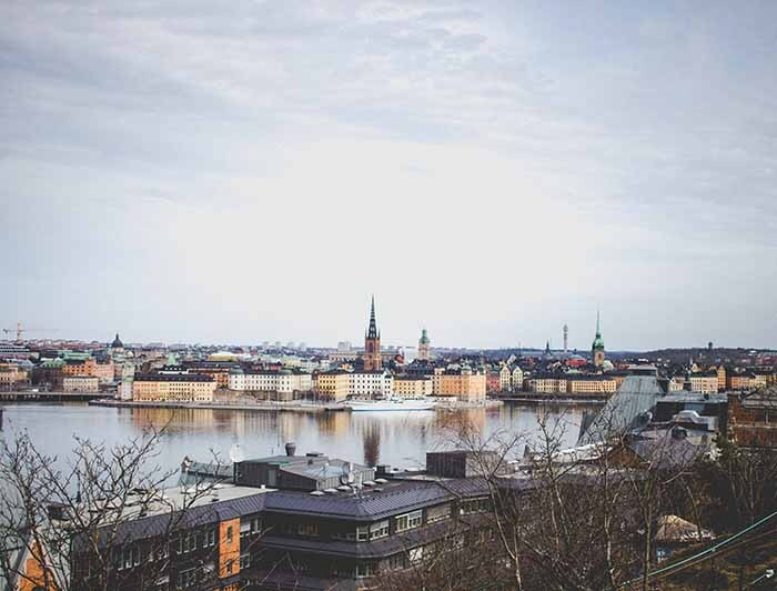 View of a Sweden city