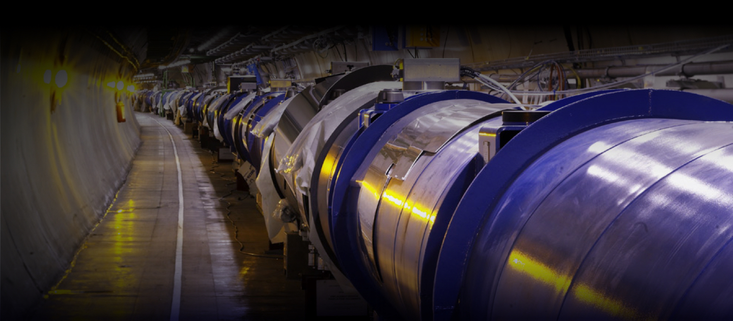 The Large Hadron Collider tube