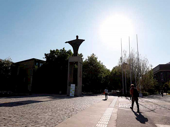 Entrada casa central.- Foto Dirección de Comunicaciones