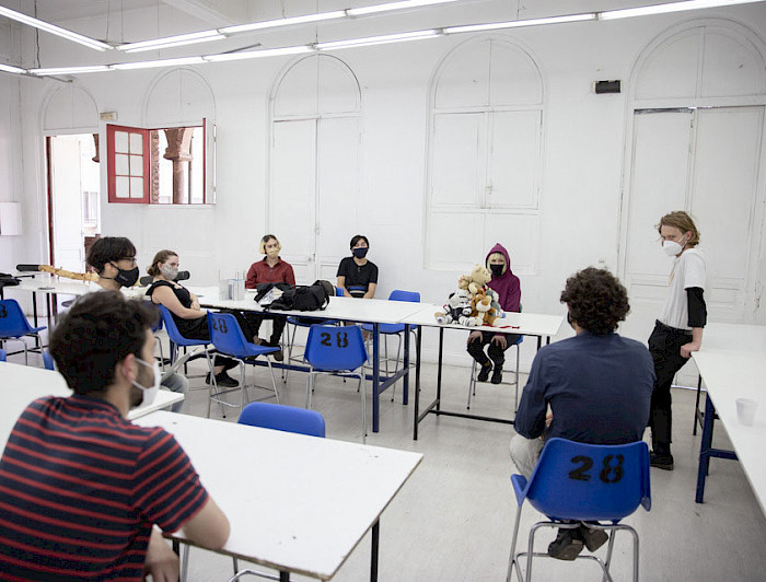 Alumnos en clases con mascarilla y aforo. Foto Dirección de Comunicaciones