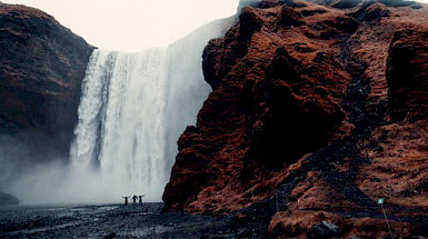 Cascada de agua.- Foto Pexels