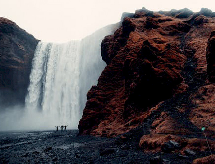 Cascada de agua.- Foto Pexels