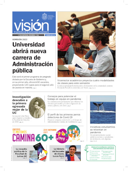 Portada periódico Visión UC, número 292