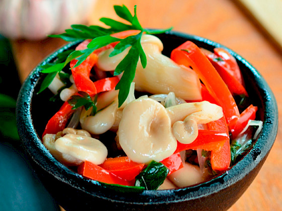 plato con un ceviche