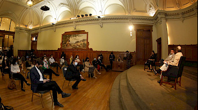 Primer encuentro con candidatos (as) presidenciales en la UC. Foto Dirección de Comunicaciones