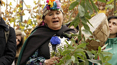 Ceremonia mapuche.- Foto Dirección de Comunicaciones