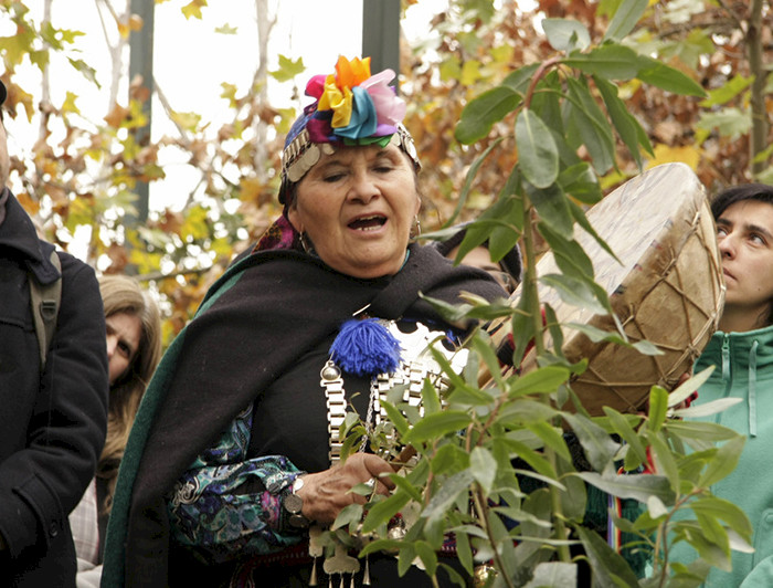 Ceremonia mapuche.- Foto Dirección de Comunicaciones 