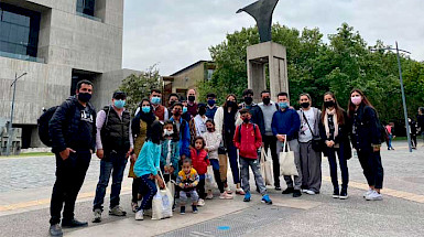 Familias afganas en la UC