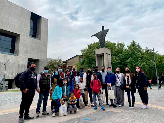 Familias afganas en la UC