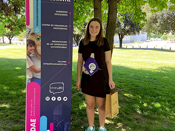La estudiante Paula Smith, ganadora del 1º lugar del concurso