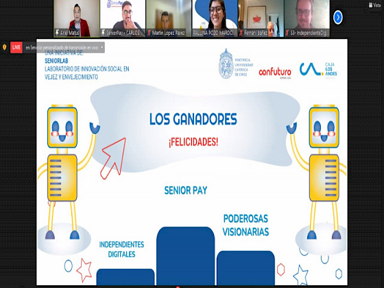 Los y las vencedoras de esta competencia, apuntaron a mejorar las tecnologías de comunicación e informática para las personas de 60+.