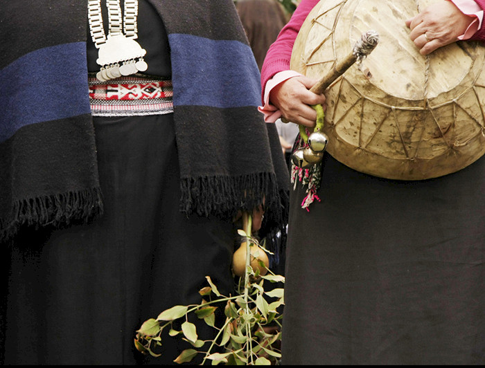 Indumentaria mapuche.- Foto Dirección de Comunicaciones