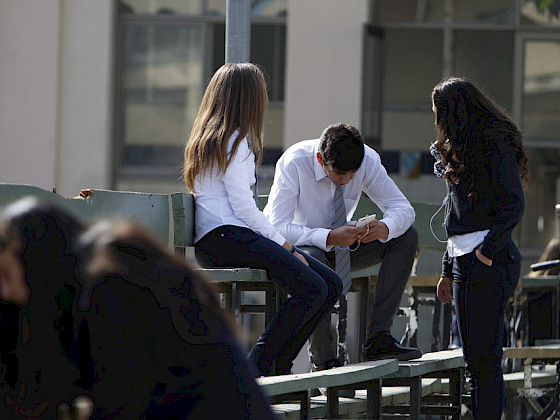 Alumnos de colegio.- Foto Dirección de Conunicaciones