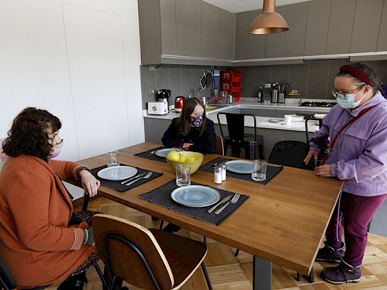 "Casa Simulada" en Campus Oriente.- Foto Dirección de Comunicaciones