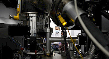 Microscopio de Transmisión TALOS, de última generación adquirido por la Unidad e Microscoscopía Avanzada UMA. Foto César Cortés
