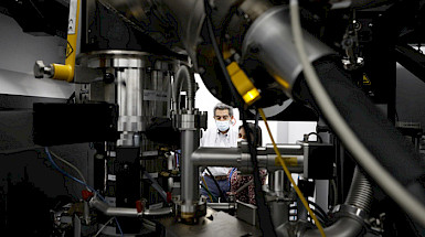 Microscopio de Transmisión TALOS, de última generación adquirido por la Unidad e Microscoscopía Avanzada UMA. Foto César Cortés