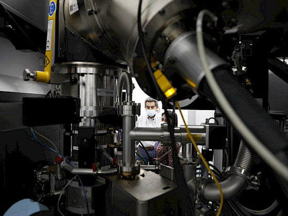 Microscopio de Transmisión TALOS, de última generación adquirido por la Unidad e Microscoscopía Avanzada UMA. Foto César Cortés