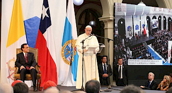 Papa Francisco en la UC