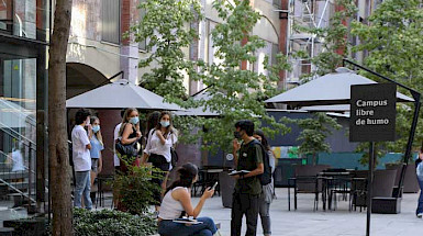 Students in Main Campus