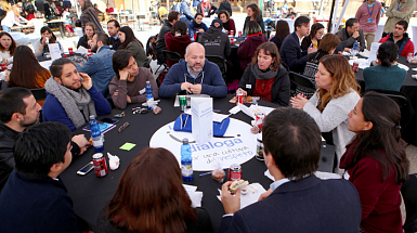 Una de las mesas de La UC Dialoga 2019, en Campus Oriente.